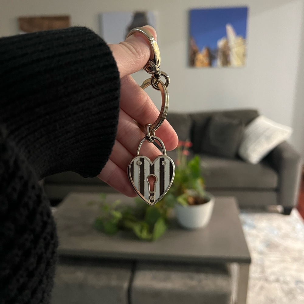 Heart Lock Keychain